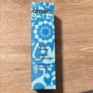 amika dream routine overnight hydration treatment – 3.3 oz – NEW